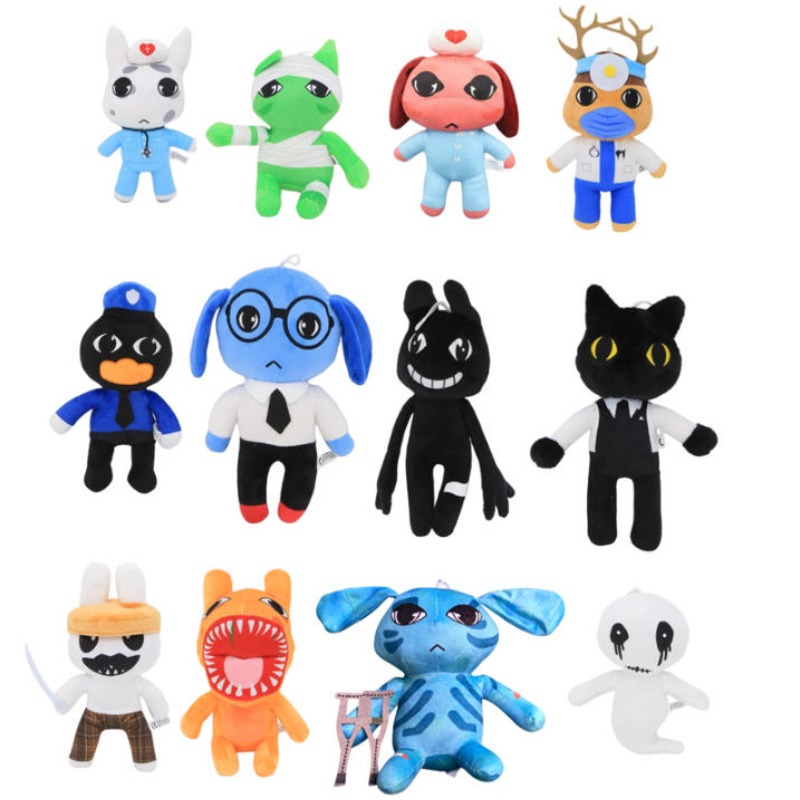 Home Decor Collection - Horror Game Animal Hospital Plush Dolls,Soft