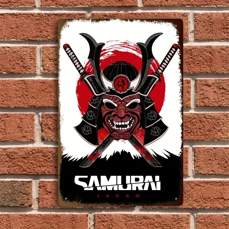 Home Decor Japanese - Retro Metal Tinplate Wall Art -