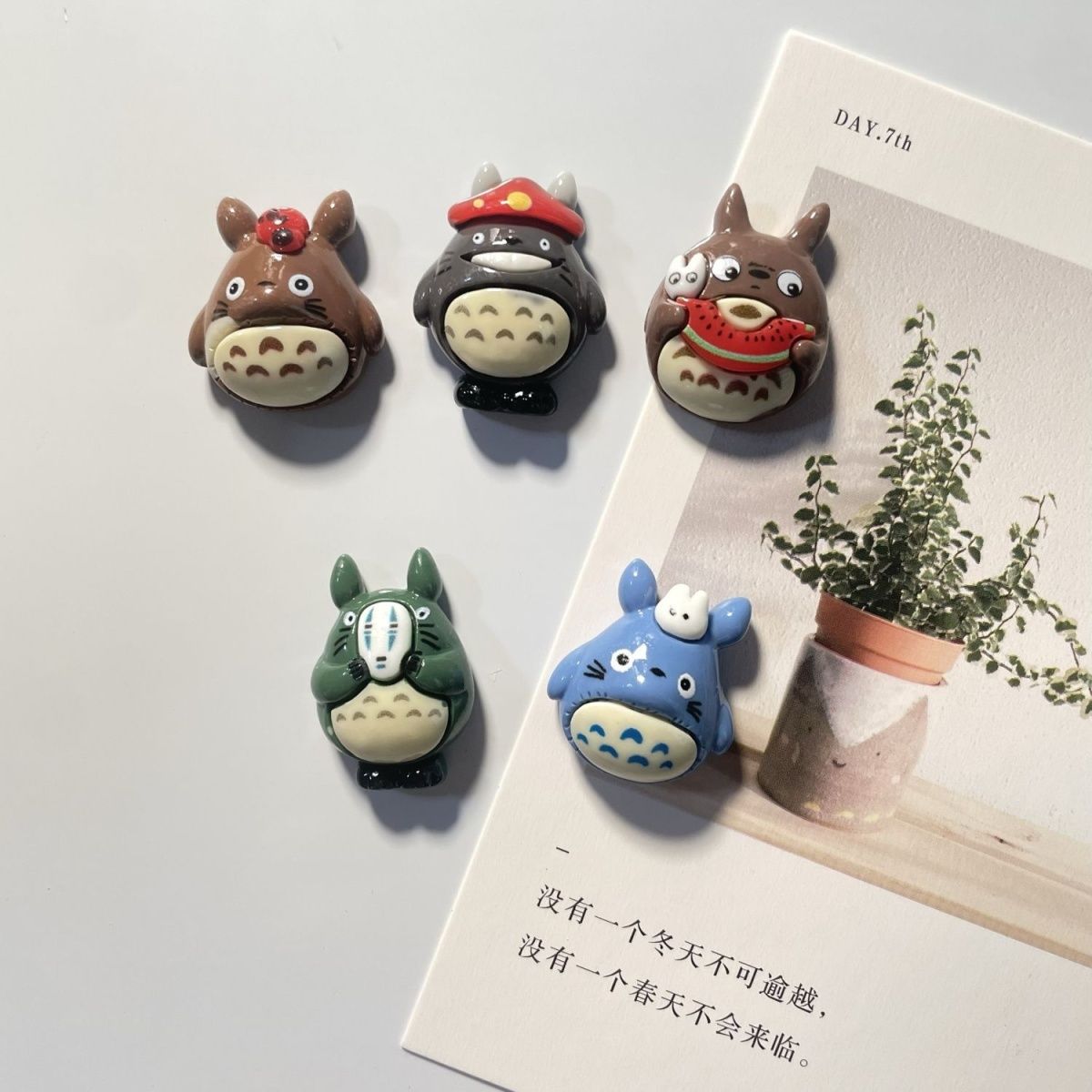 Home Decor Collection - Totoro Anime Resin Fridge Magnet Cute