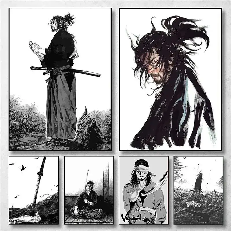 Vintage Japanese Anime Wall Ar - đánh giá và giá Geometric Wall Art