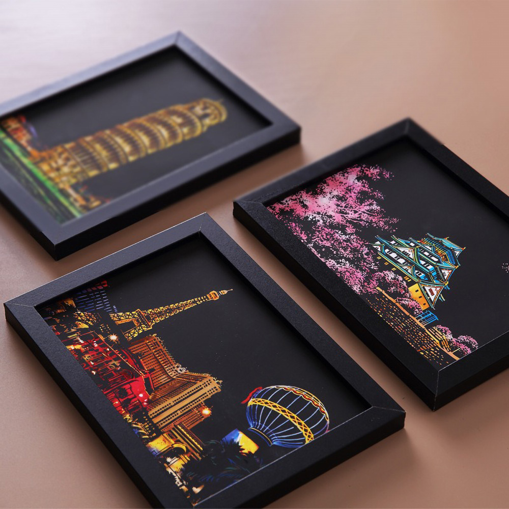 20*14cm DIY Night Scene Painti - đánh giá và giá Home Decor Scrap