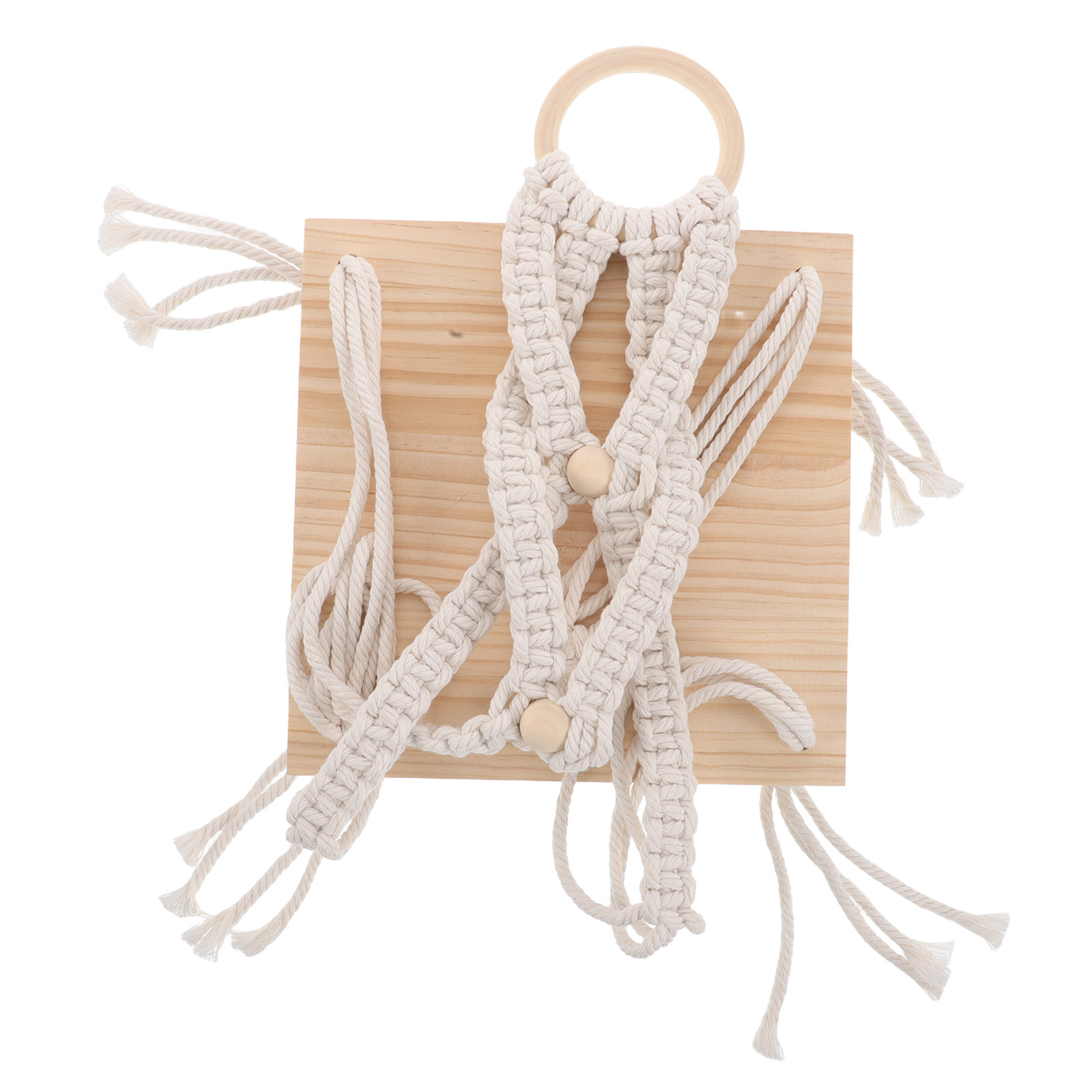 Macrame Wall Hanging Shelf Squ - đánh giá và giá Floating Shelves