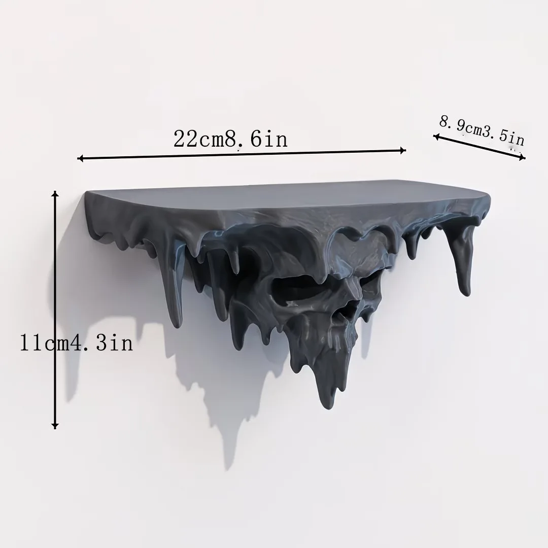 New 3D-Printed Melting Skull F - đánh giá và giá Floating Shelves