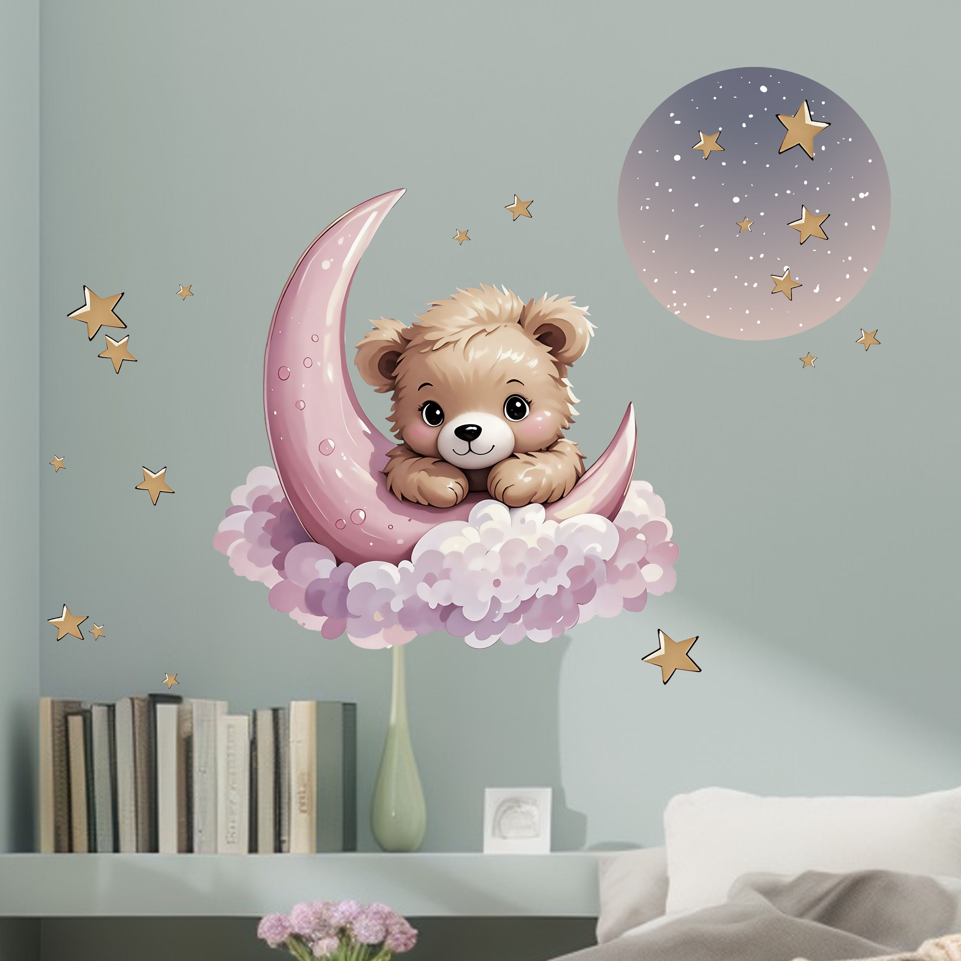 New Arrival Bear Star Moon Nig - đánh giá và giá Home Decor Scrap