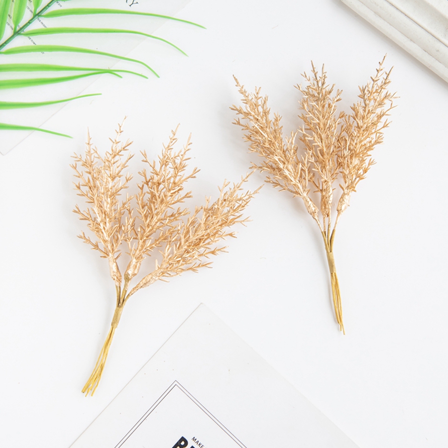 6Pcs Artificial Plants Autumn  - đánh giá và giá Home Decor Scrap