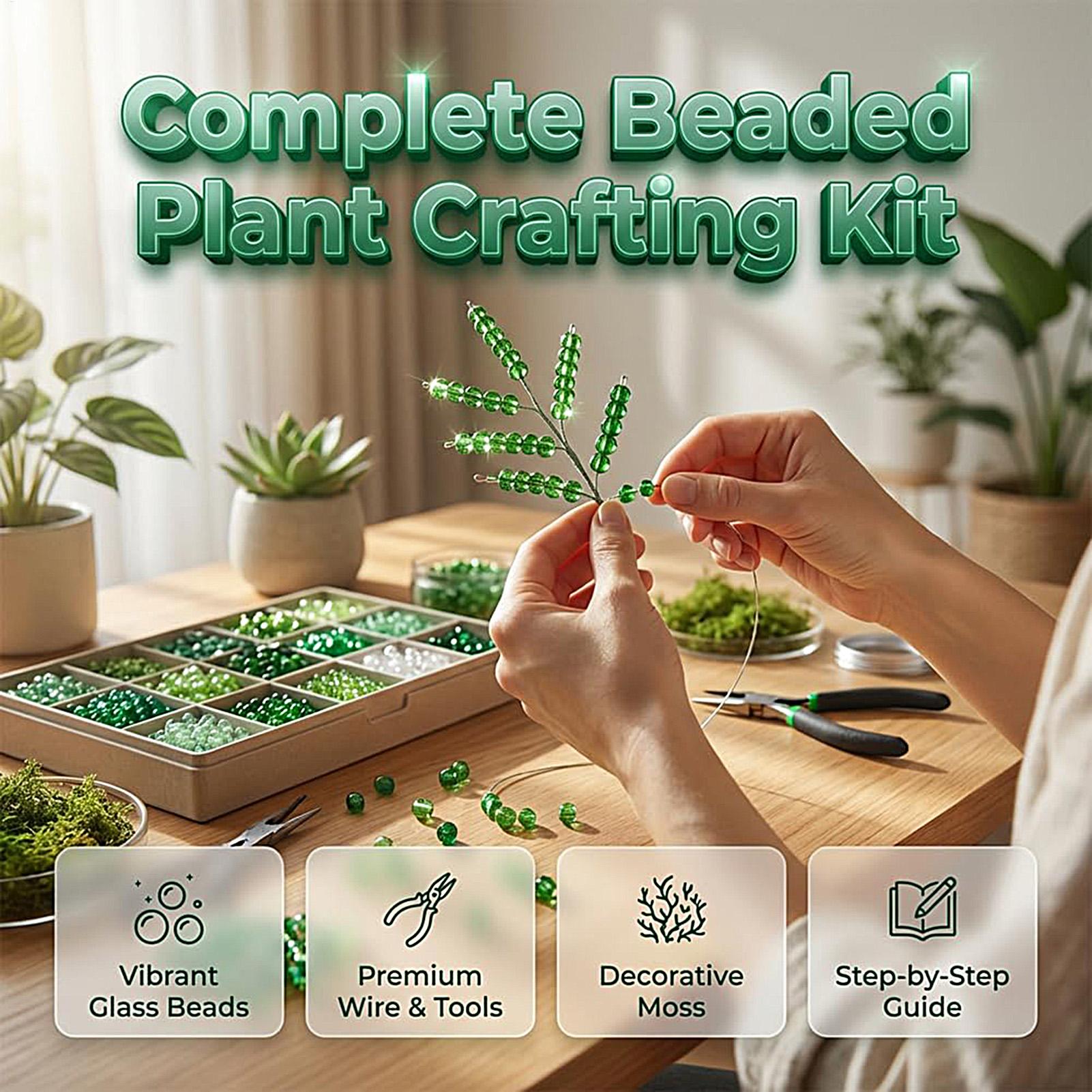 5500 Pcs Beaded Plant Kit Hand - đánh giá và giá Home Decor Scrap