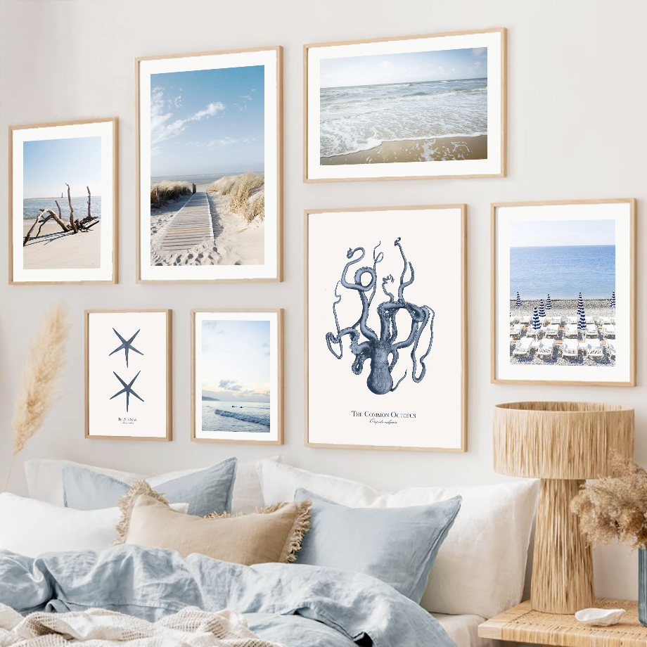Wall Art Canvas Painting Sea B - đánh giá và giá Sand Art Picture