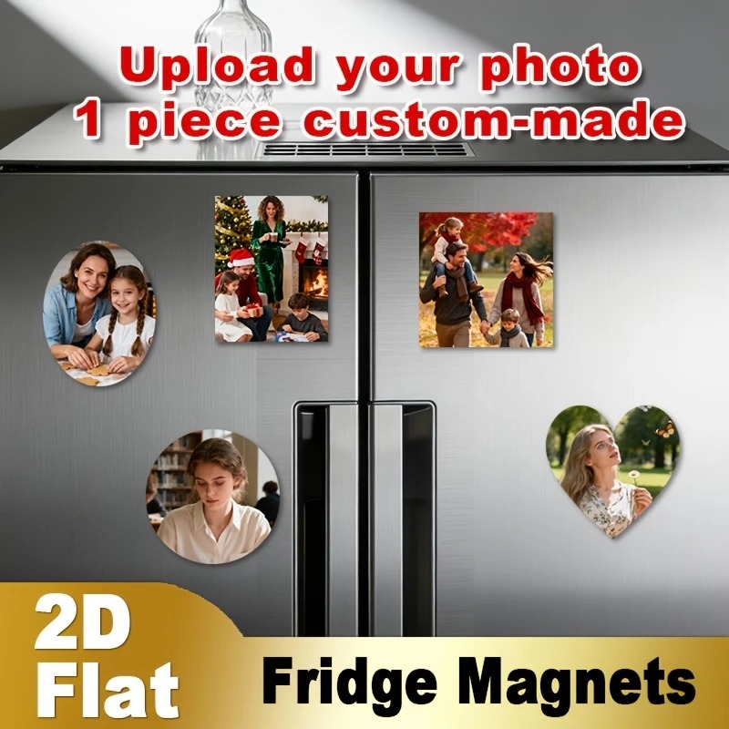 Custom Photo Fridge Magnet 2D  - đánh giá và giá Home Decor For Birthday