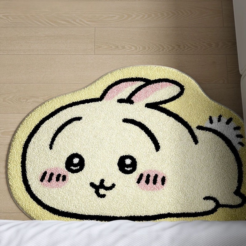 -Chiikawa！！！ Cartoon Rug Anime - đánh giá và giá Home Decor Japanese