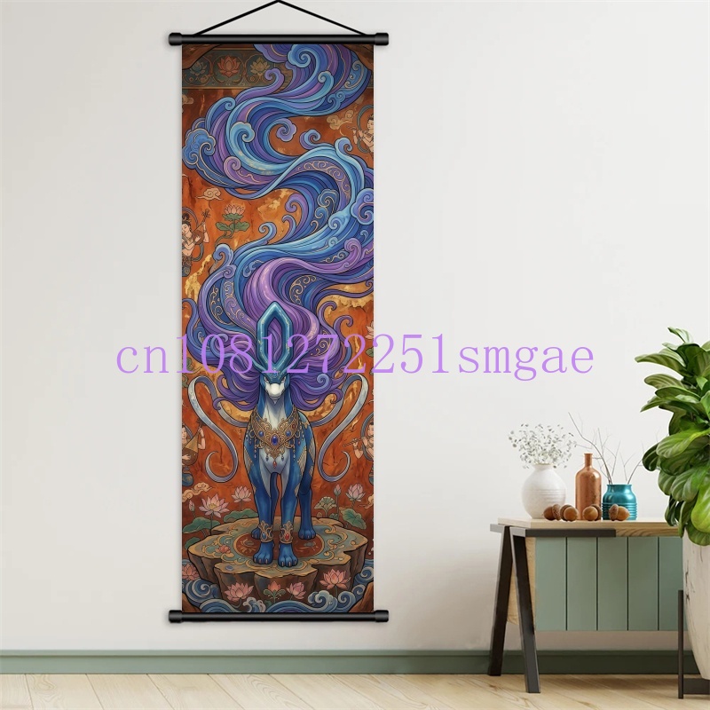 Pokemon Anime Poster Scroll Pa - đánh giá và giá Canvas Painting
