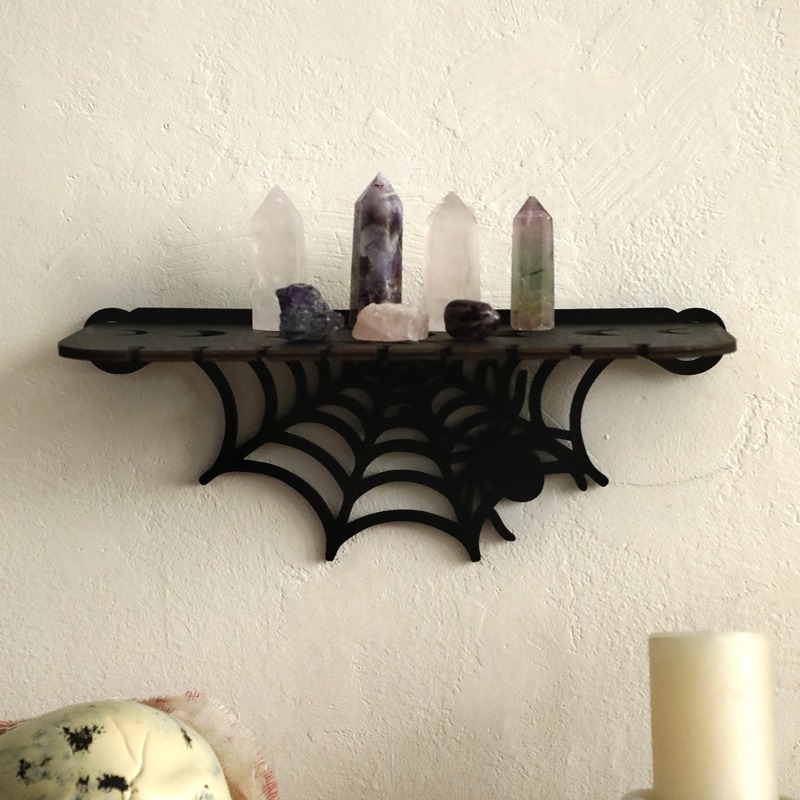 New Halloween Gothic Spider We - đánh giá và giá Floating Shelves