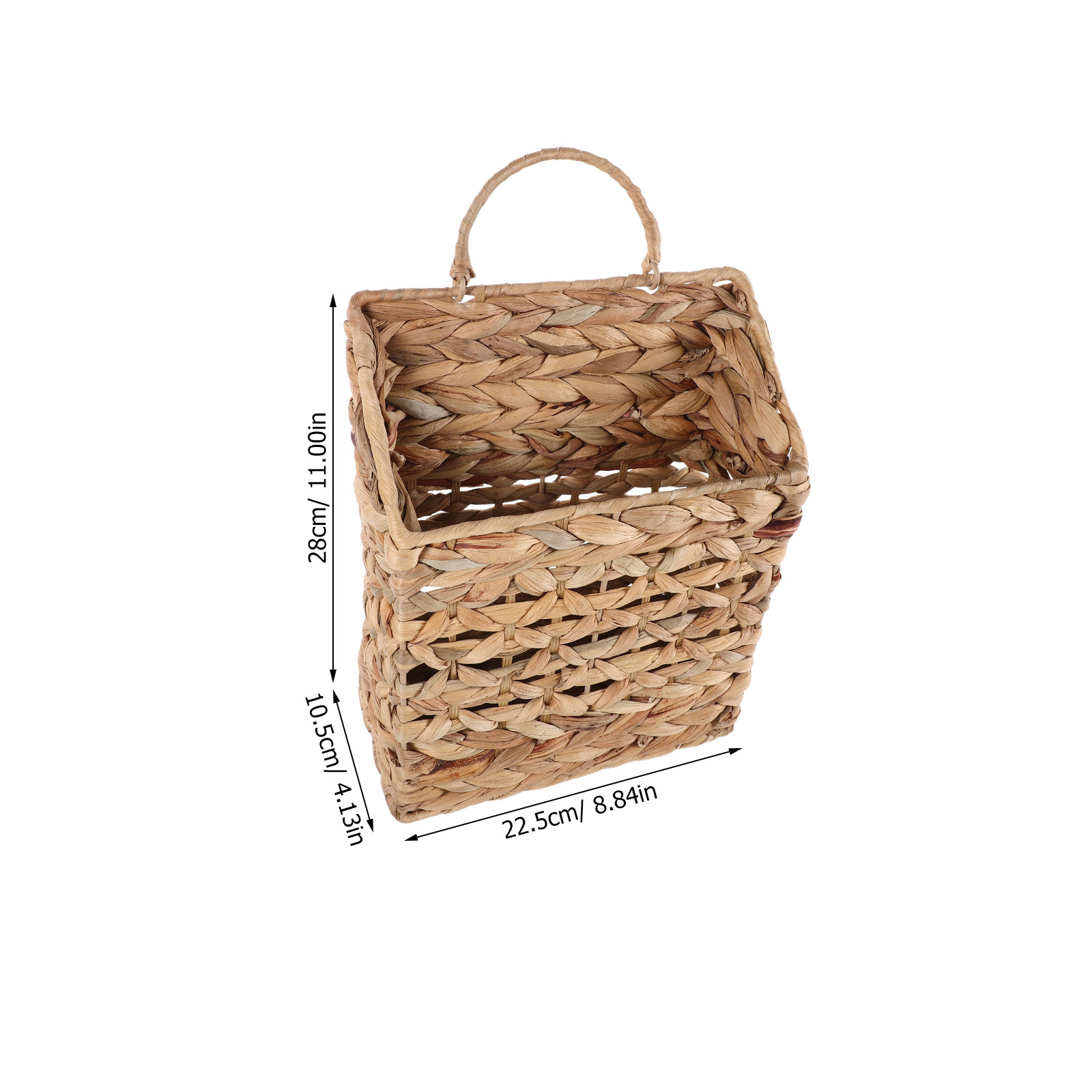Woven Hanging Wall Basket Ratt - đánh giá và giá Woven Wall Basket