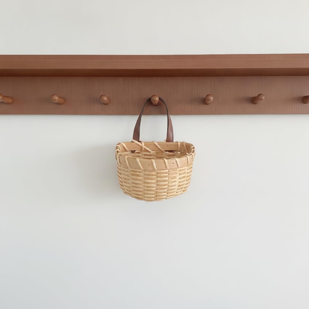 Wall-Mounted Woven Storage Bas - đánh giá và giá Woven Wall Basket