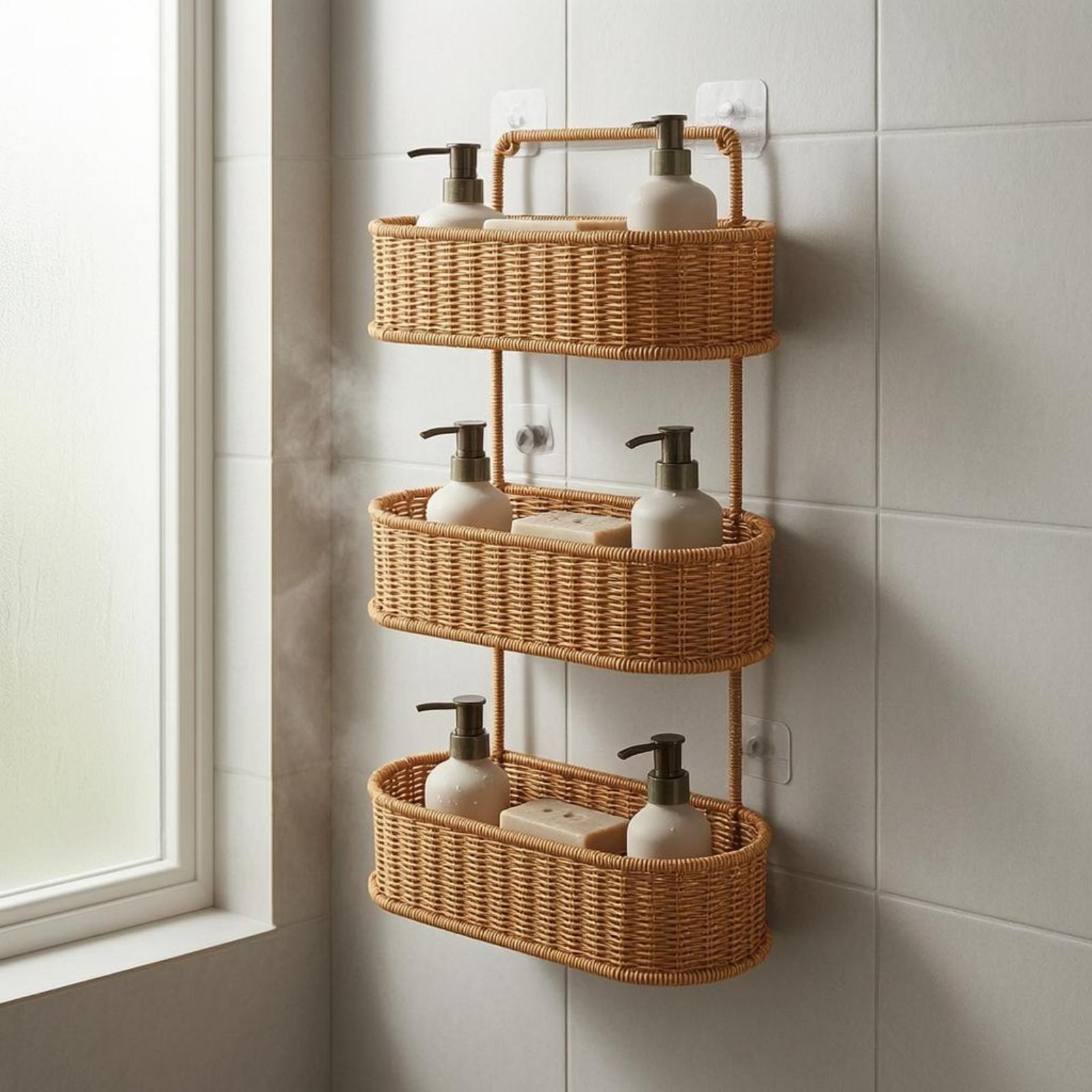 Wall-Mounted Woven Storage Bas - đánh giá và giá Woven Wall Basket