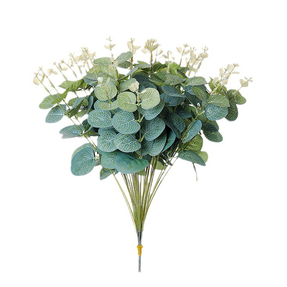 20PCS Fake Plants Silk Eucalyp - đánh giá và giá Home Decor Scrap