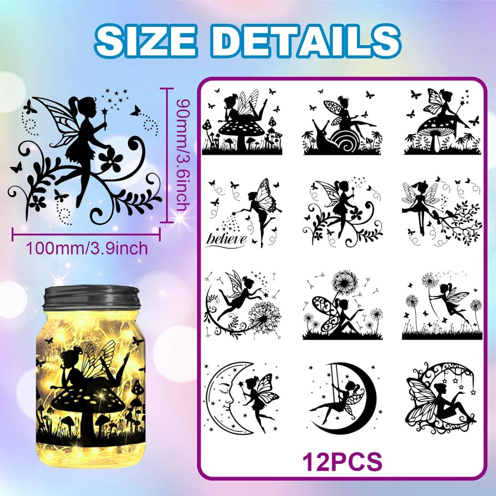 Elf Silhouette Jar Cutouts Pap - đánh giá và giá Home Decor Scrap
