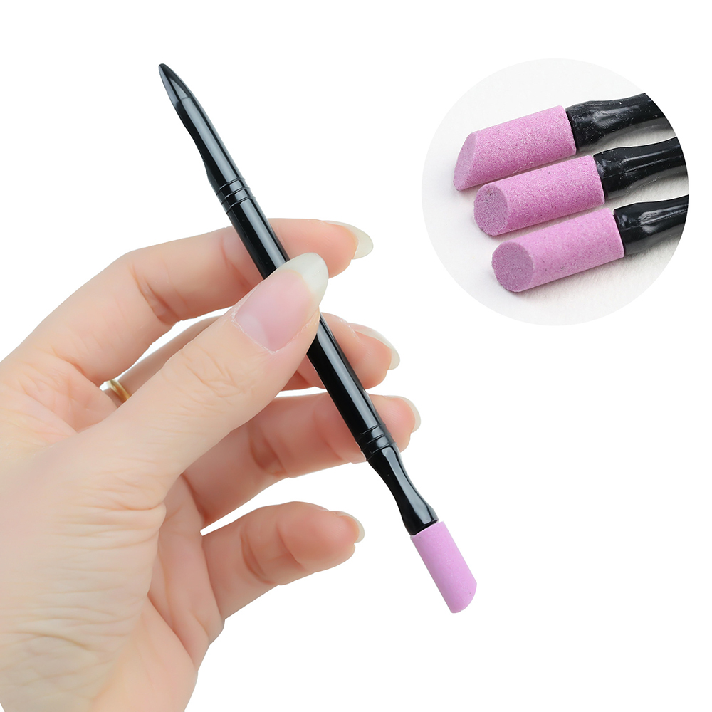 2Pcs Quartz Sand Cuticle Pushe - đánh giá và giá Sand Art Picture