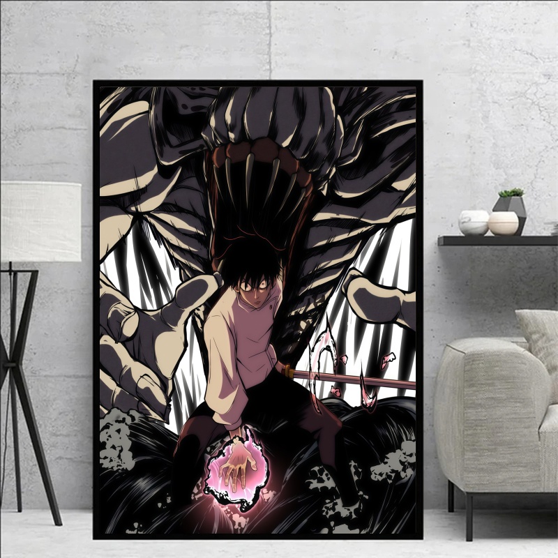 Jujutsu Kaisen Yuta Okkotsu &  - đánh giá và giá Canvas Painting