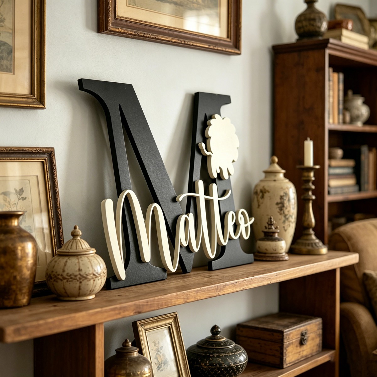 1Pc Custom Lion Name & Initial - đánh giá và giá Home Decor For Birthday