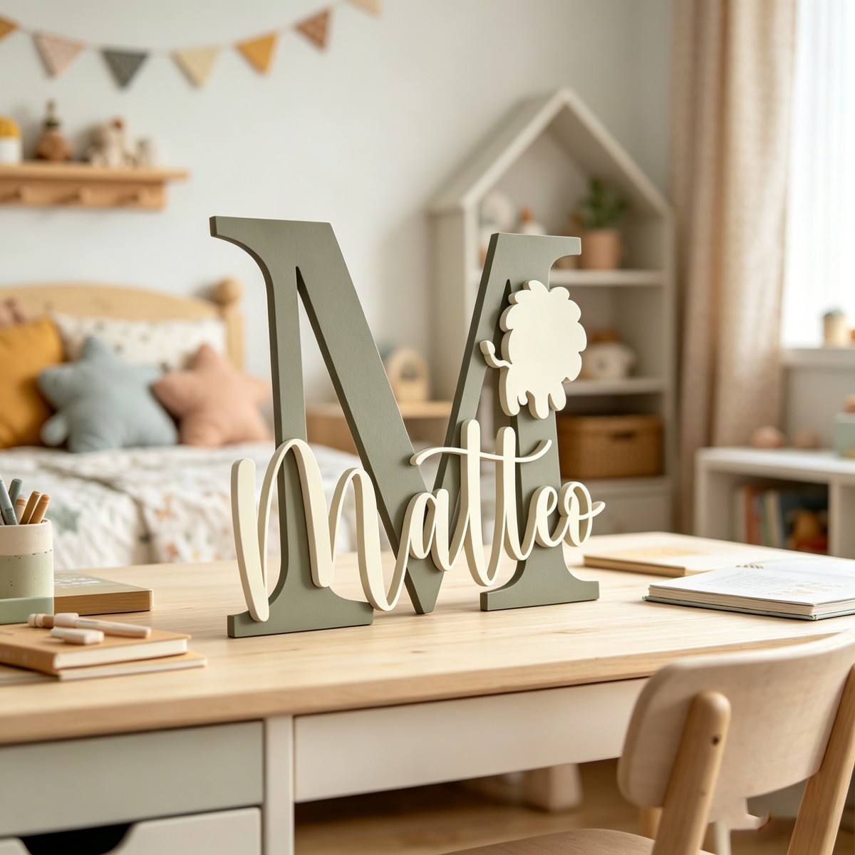 1Pc Custom Lion Name & Initial - đánh giá và giá Home Decor For Birthday