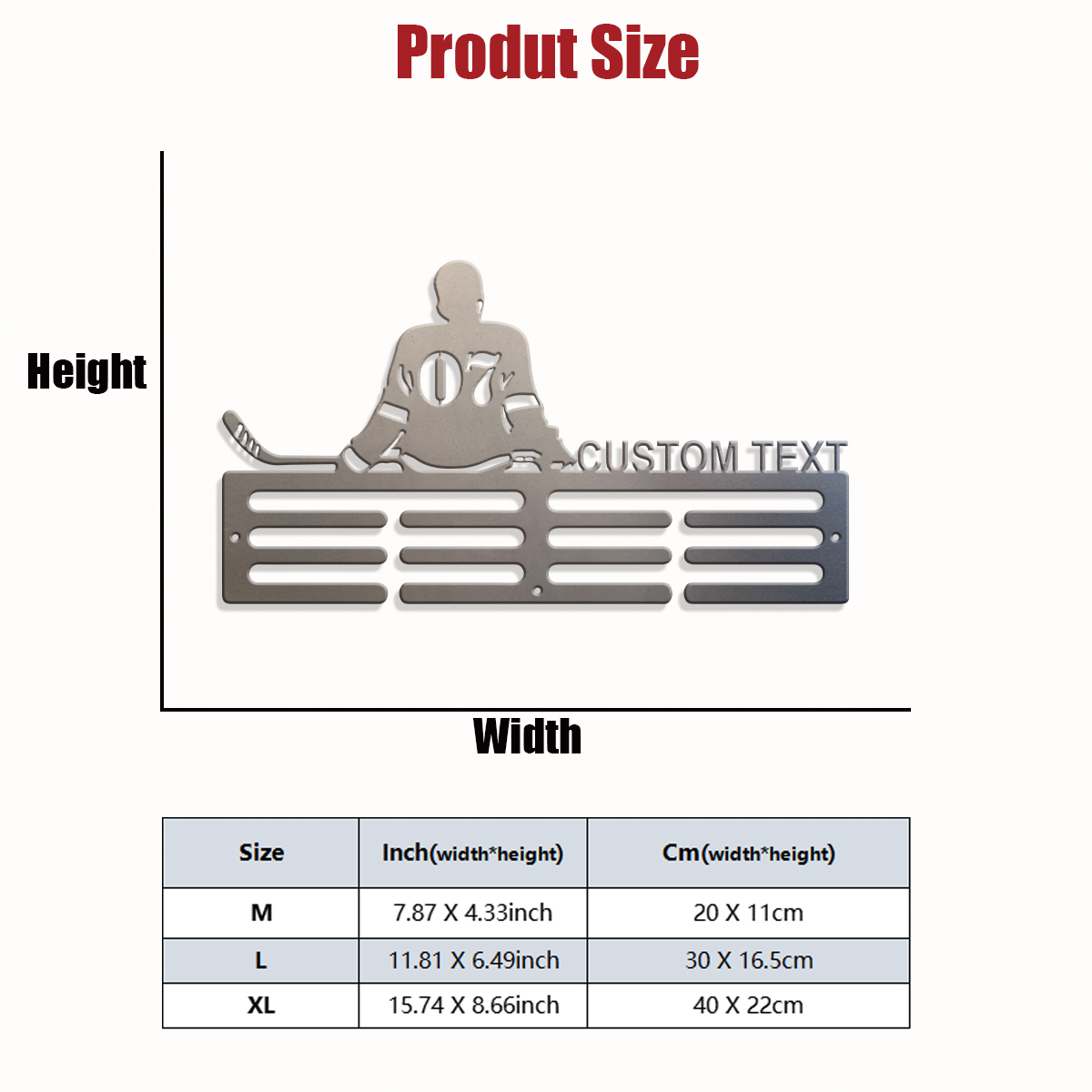 1pc Custom Ice Hockey Metal Me - đánh giá và giá Home Decor For Birthday
