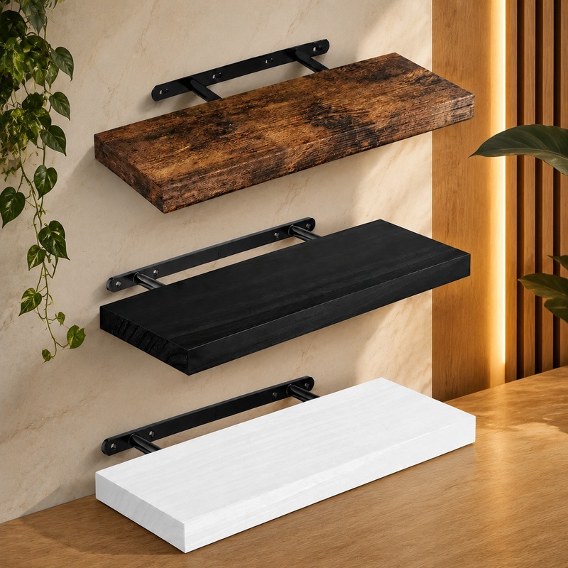 Durable Floating Wall Shelf wi - đánh giá và giá Floating Shelves