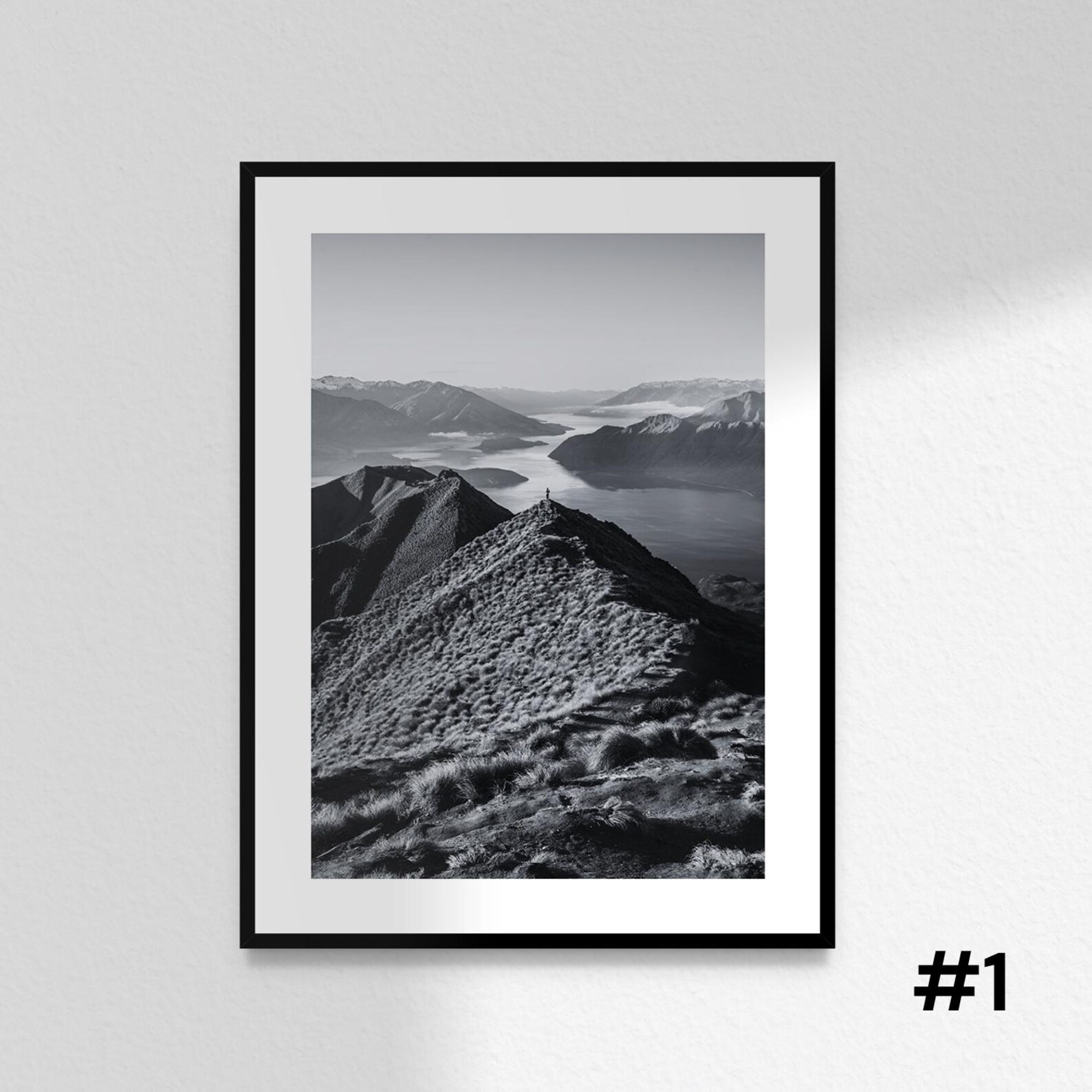 1pc frameless black and white  - đánh giá và giá Geometric Wall Art