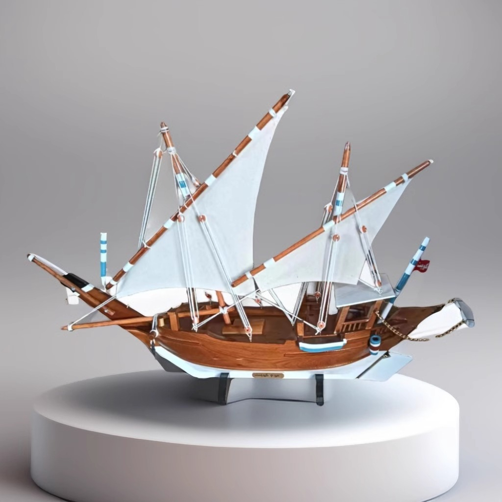 Wooden Sailboat Ornament Simul - đánh giá và giá Home Decor Simulator