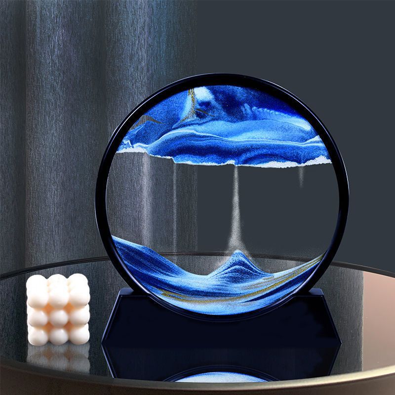 3D Hourglass Quicksand Moving  - đánh giá và giá Sand Art Picture