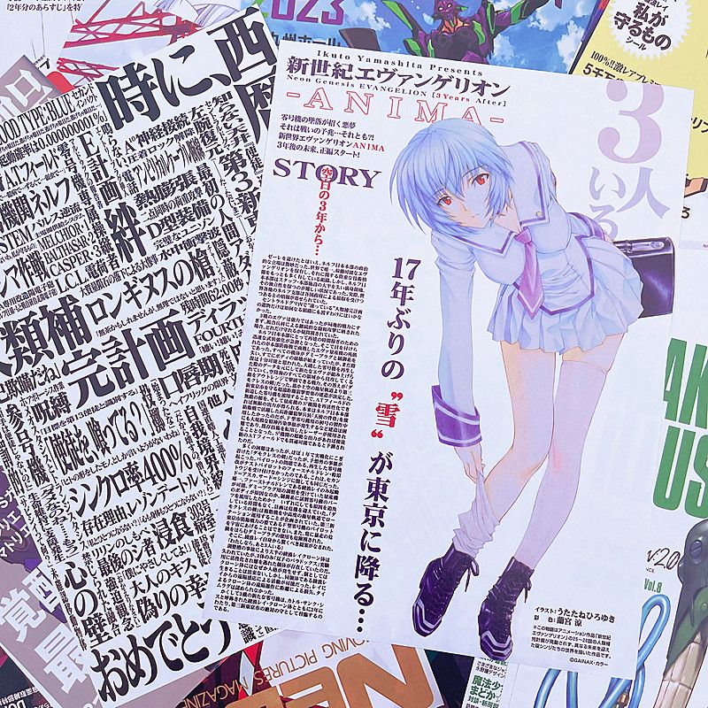 10/20/40pcs Evangelion Ayanami - đánh giá và giá Home Decor Scrap
