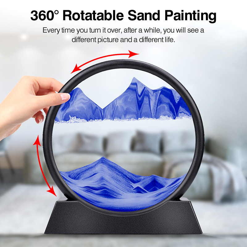Moving Sand Art Picture Round  - đánh giá và giá Sand Art Picture