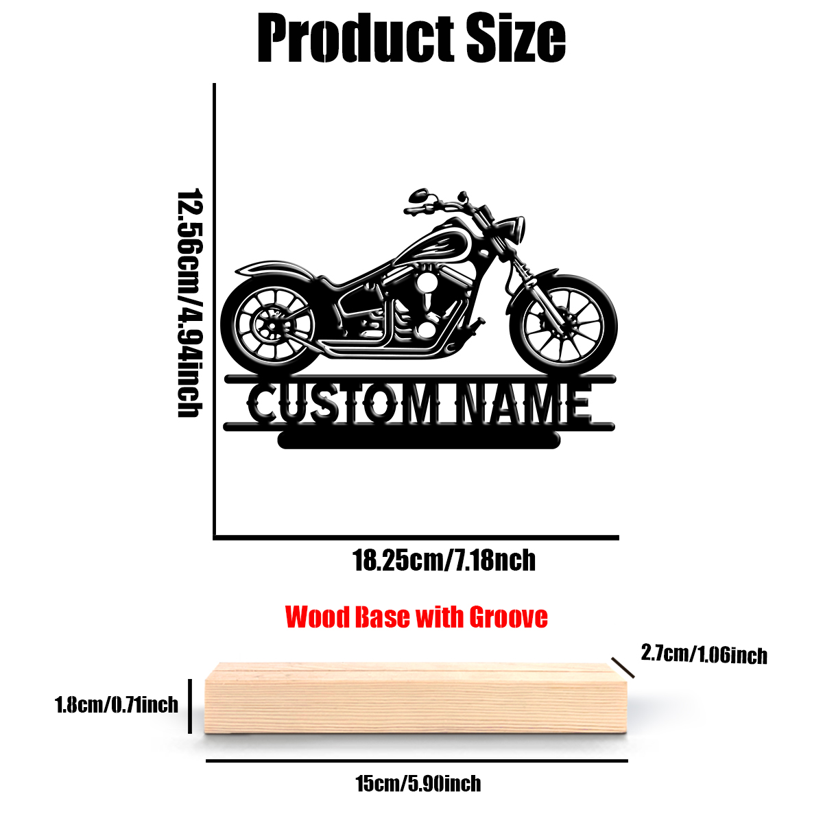 1Pc Csutom Name Road Motorbike - đánh giá và giá Home Decor For Birthday