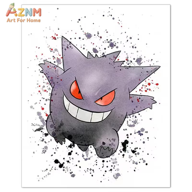 1PC ，Anime Pokemon Canvas Pain - đánh giá và giá Geometric Wall Art