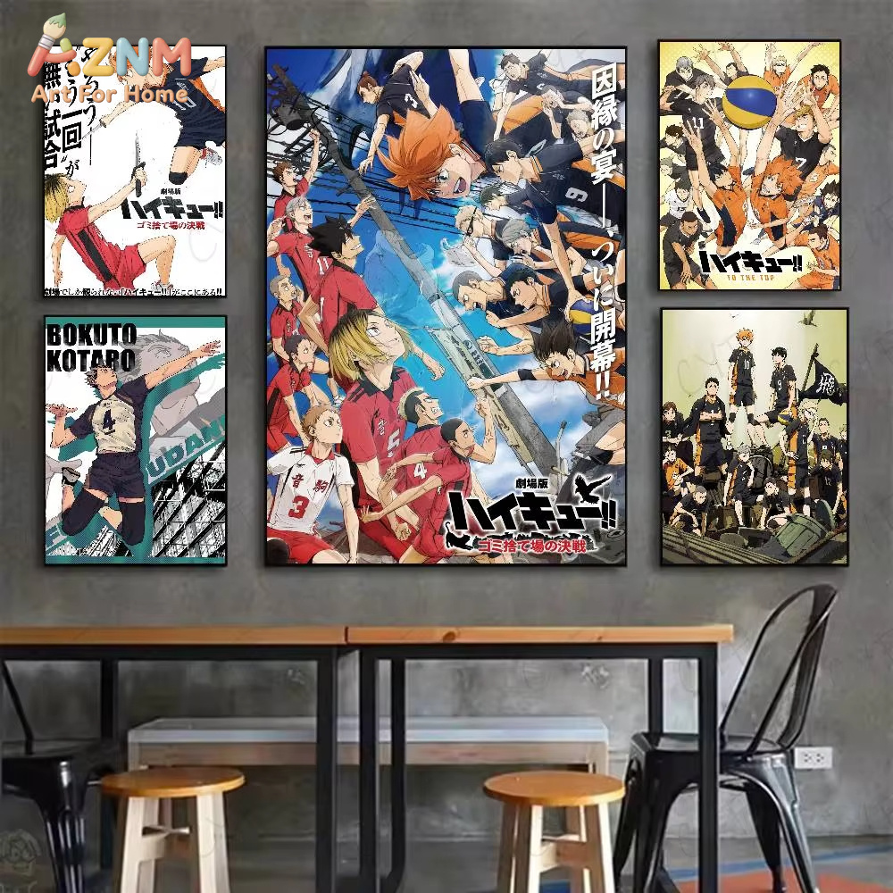 1PC ， H-Haikyuu Hot Anime Post - đánh giá và giá Geometric Wall Art