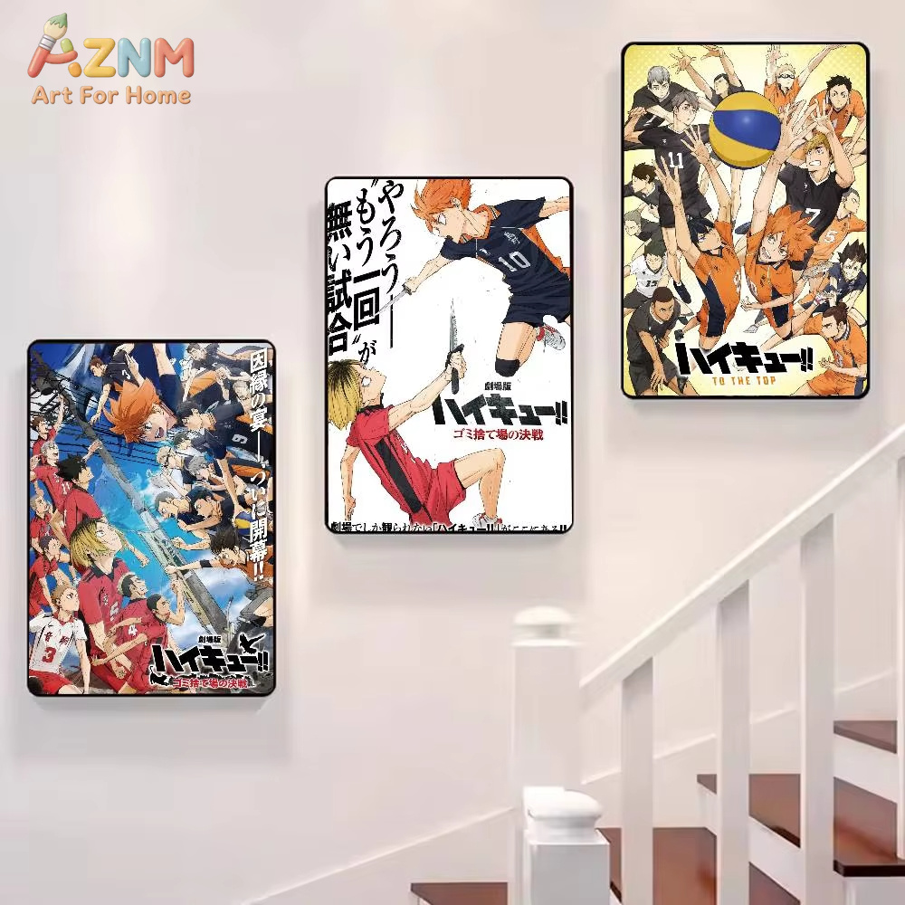 1PC ， H-Haikyuu Hot Anime Post - đánh giá và giá Geometric Wall Art